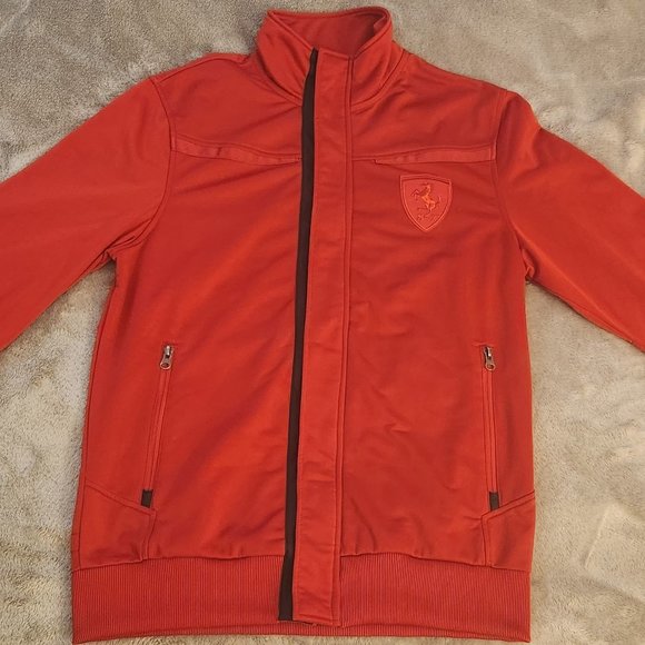 Puma Official Scuderia Ferrari F1 Racing Red Track Jacket - Men's - Medium (M) - Picture 1 of 7